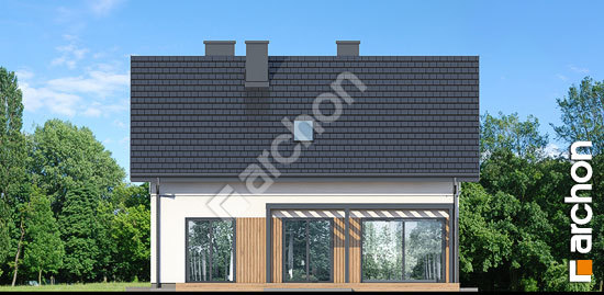 Дворовой фасад Дом в крыжовнике 2