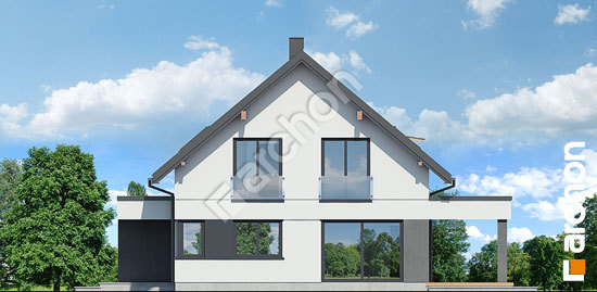 Боковой фасад Дом под персиками (ГЕ) ВИЭ