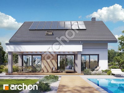 Проект дома ARCHON+ Дом под персиками (ГЕ) ВИЭ 