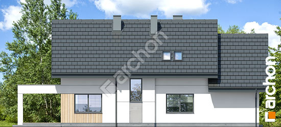 Дворовой фасад Дом в марцинках