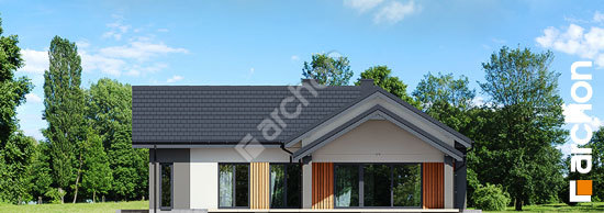 Боковой фасад Дом в галах 7 (Г2)