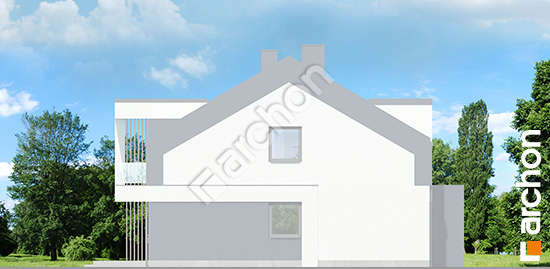 Бочний фасад Будинок в фіалках 11 (Р2Б) вер.2