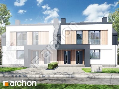 Проект дома ARCHON+  Дом в фиалках 11 (Р2Б) вер.2 Вид 2