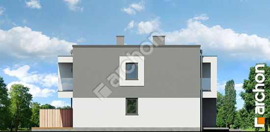 Бочний фасад Будинок в клематисах 24 (Р2)