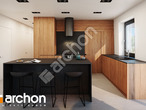 Проект будинку ARCHON+ Будинок в ірисі (НА) візуалізація кухні 1 від 2