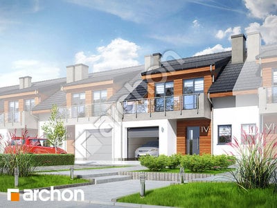 Проект дома ARCHON+ Дом в клематисах 20 (С) вер. 2 