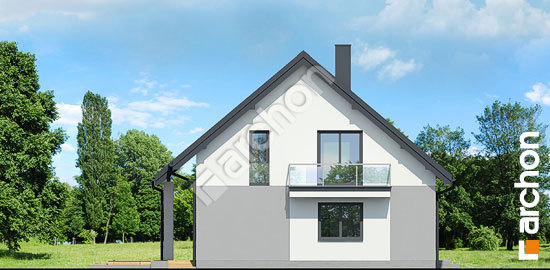 Боковой фасад Дом в яблонках 4 (E) ВИЭ