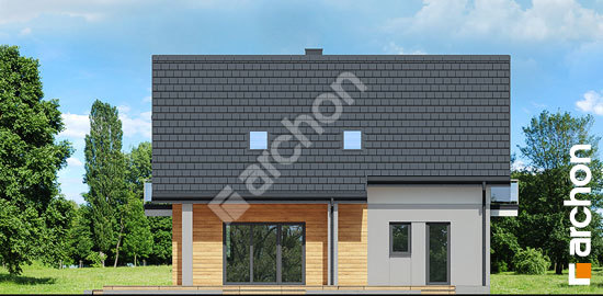 Дворовий фасад Будинок в яблонках 4 (Е) ВДЕ