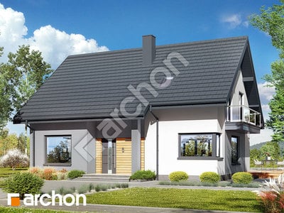 Проект дома ARCHON+ Дом в яблонках 4 (E) ВИЭ 