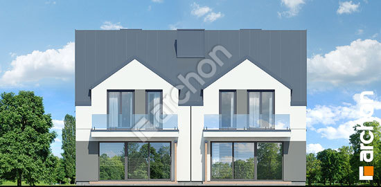 Дворовой фасад Дом под гинко 18 (ГР2)