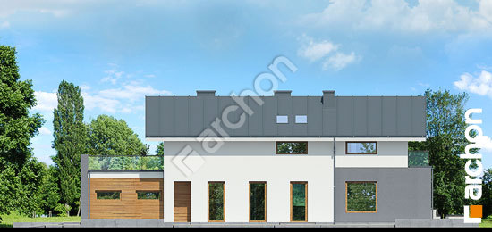 Боковой фасад Дом под кофейным деревом вер.2