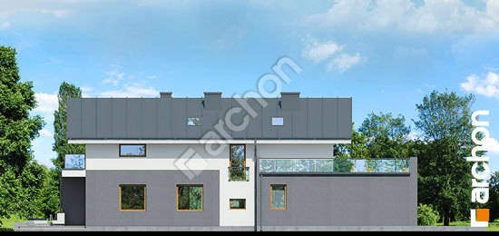 Боковой фасад Дом под кофейным деревом вер.2