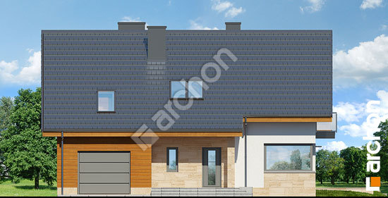 Передний фасад Дом в айдаредах 5 (Т)