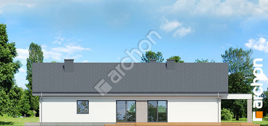 Боковой фасад Дом под апельсином 2