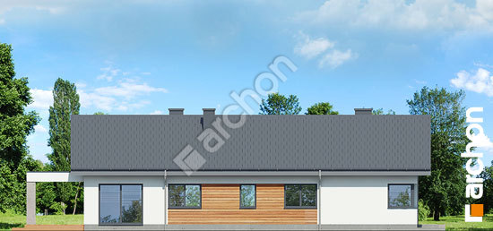 Боковой фасад Дом под апельсином 2