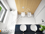 Проект будинку ARCHON+ Будинок під помаранчею 2 візуалізація ванни (візуалізація 3 від 4)