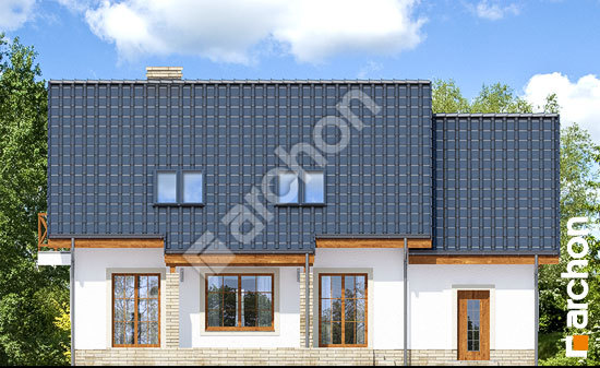 Дворовой фасад Дом в резеде 2