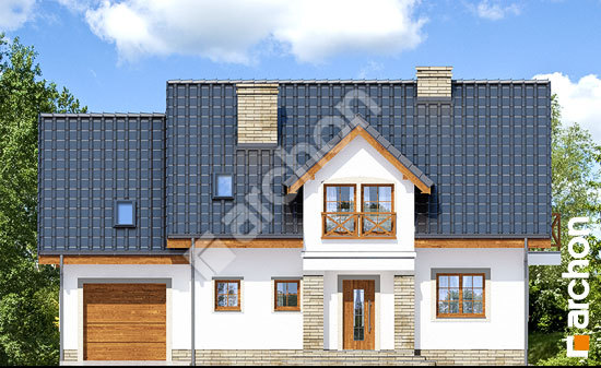 Передній фасад Будинок в резеді 2