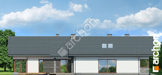 Боковой фасад Дом в кливиях 6 (Г2)