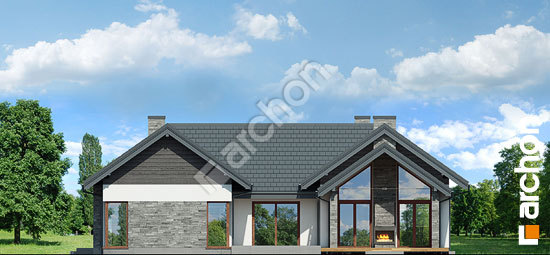 Дворовой фасад Дом в кливиях 6 (Г2)