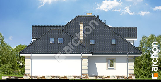 Бочний фасад Будинок в діброві (Г2П) вер.2