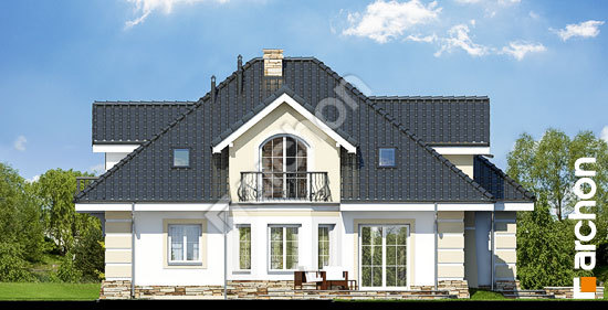 Бочний фасад Будинок в діброві (Г2П) вер.2