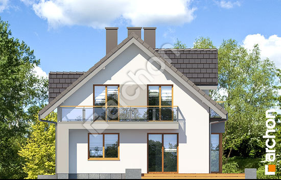 Дворовой фасад Дом в рододендронах (ПН)