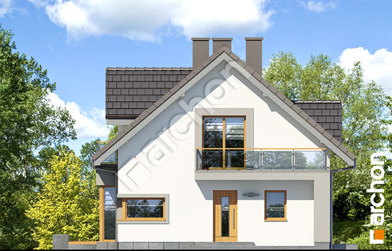 Передний фасад Дом в рододендронах (ПН)