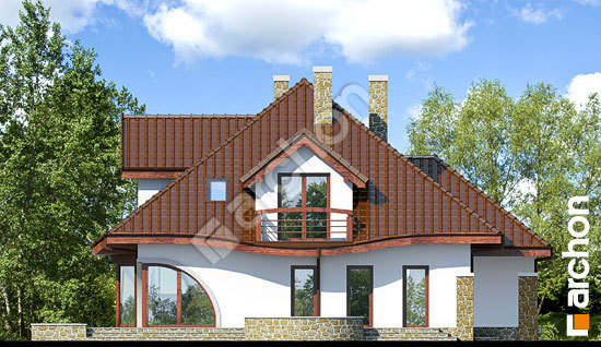 Дворовой фасад Дом в зефирантесе (Г2) вер.2