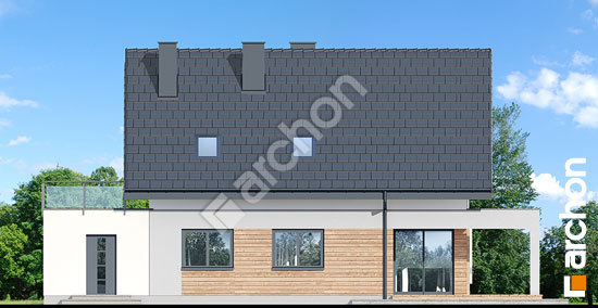 Дворовий фасад Будинок в ізопірумі 4