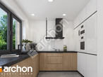 Проект дома ARCHON+ Дом в изопируме 4 визуализация кухни 1 вид 1