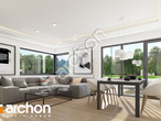 Проект дома ARCHON+ Дом в изопируме 4 дневная зона (визуализация 1 вид 4)