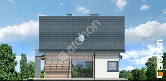 Боковой фасад Дом в фаворитках 2