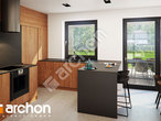 Проект дома ARCHON+ Дом в ирисе  визуализация кухни 1 вид 1