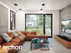 Проект дома ARCHON+ Дом в ирисе  дневная зона (визуализация 1 вид 4)