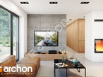 Проект дома ARCHON+ Дом в ирисе  дневная зона (визуализация 1 вид 1)