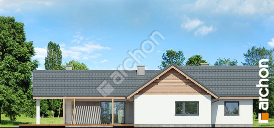 Дворовой фасад Дом в мажанках (Г)