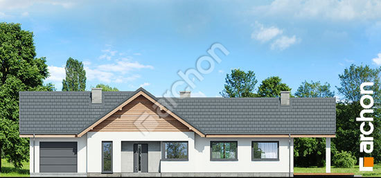 Передній фасад Будинок в мажанках (Г)