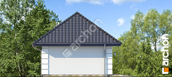 Боковой фасад Г28 - Двухместный гараж 