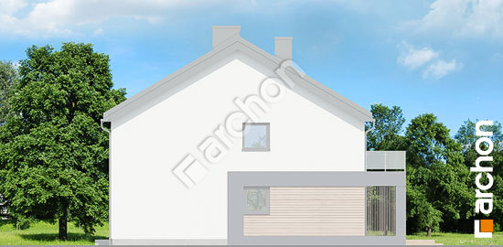 Боковой фасад Дом в фиалках 5 (Р2Б) вер.2