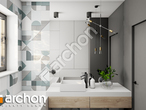 Проект будинку ARCHON+ Будинок в фіалках 5 (Р2Б) вер.2 візуалізація ванни (візуалізація 3 від 3)