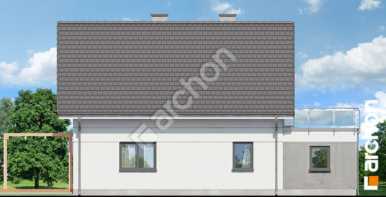 Дворовий фасад Будинок в хлорофітумі (ГHA)