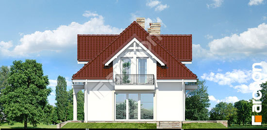 Боковой фасад Дом в вербене 4 (В)	