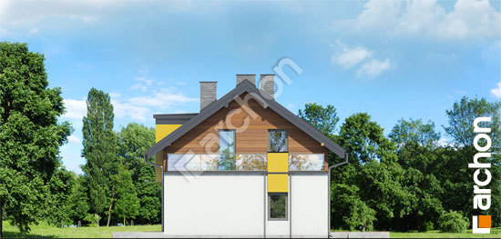 Бочний фасад Будинок в лаврах вер.2