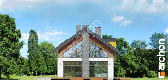 Боковой фасад Дом в лаврах вер.2