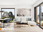 Проект будинку ARCHON+ Будинок в люцерні 16 (Г) денна зона (візуалізація 1 від 2)