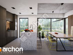 Проект будинку ARCHON+ Будинок в шишковиках 6 (Е) візуалізація кухні 1 від 3