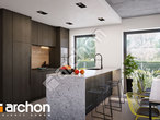 Проект дома ARCHON+ Дом в шишковиках 6 (Е) визуализация кухни 1 вид 2