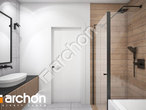 Проект дома ARCHON+ Дом в шишковиках 6 (Е) визуализация ванной (визуализация 3 вид 3)