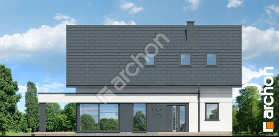 Передній фасад Будинок в шишковиках 6 (Е)